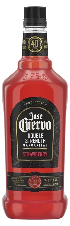Cuervo Authentic Margarita Double St Strawberry 40
