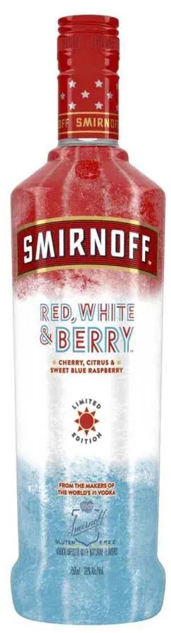 Smirnoff Vodka Red White & Bry 60