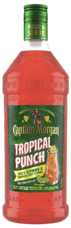Captain Morgan Cocktail Tropical Punch