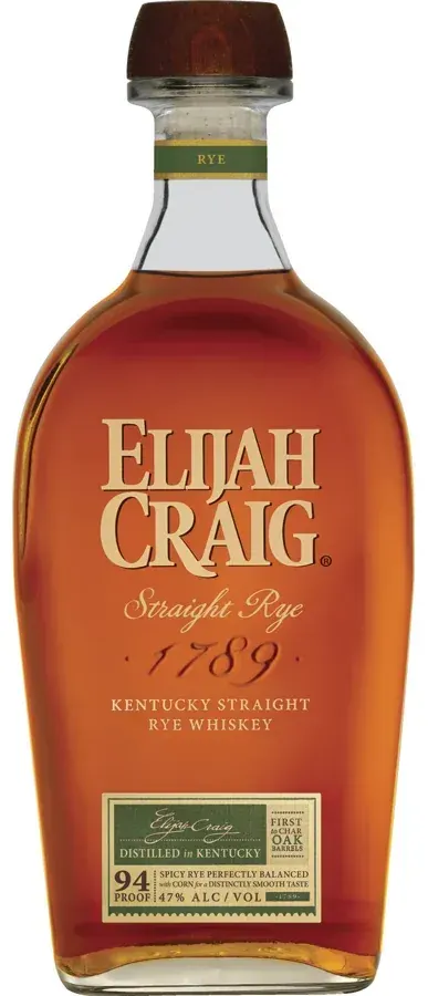 Elijah Craig Straight Rye 94