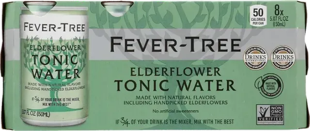 Fever Tree Elderflower Tonic Water