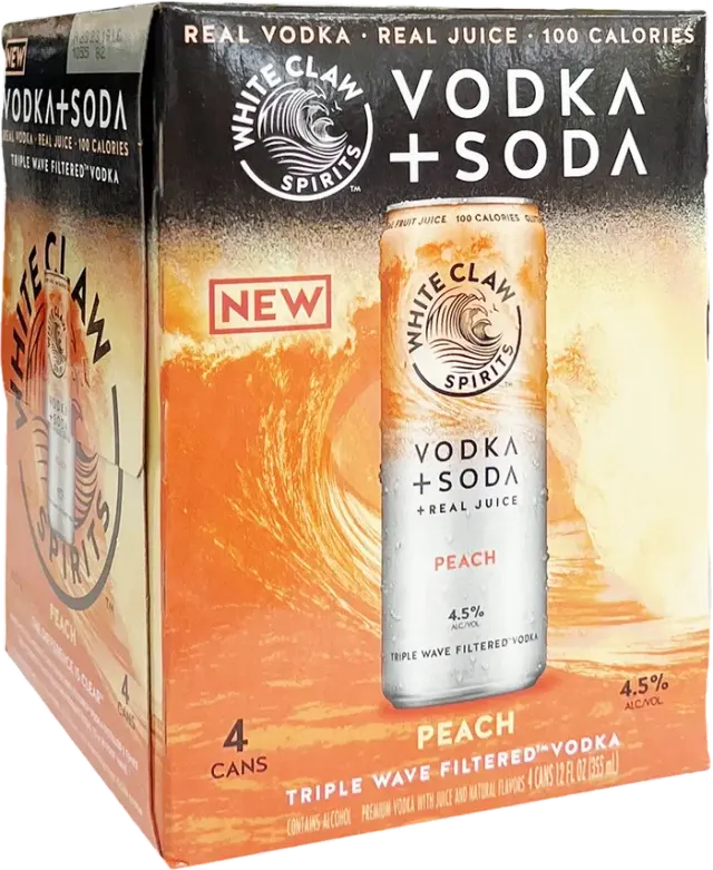 White Claw Vodka & Soda Peach