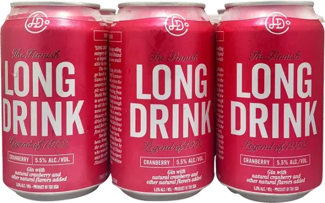 Long Drink Cocktail Cranberry