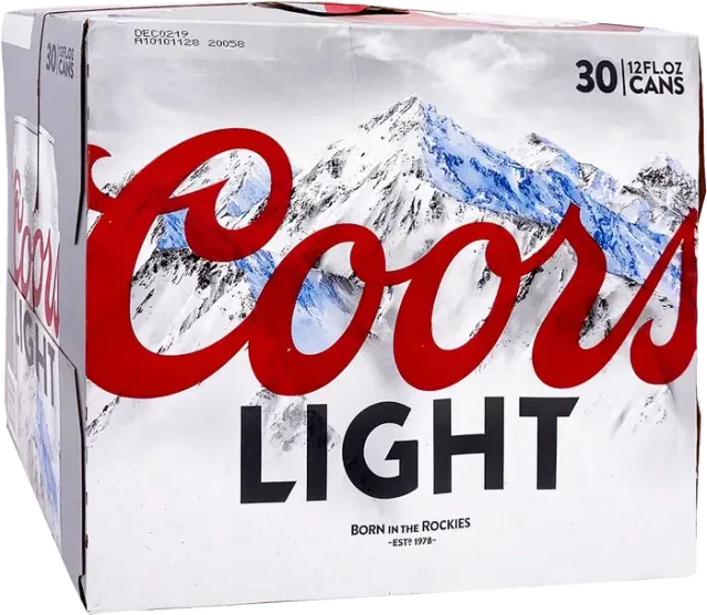 Coors Light 12 oz Cans