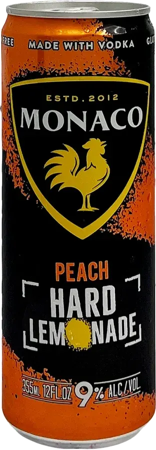 Monaco Peach Hard Lemonade